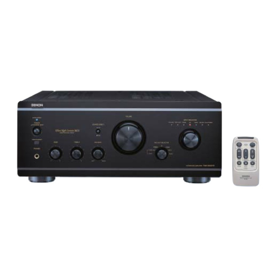 Denon PMA-2000IVR Brochure & Specs