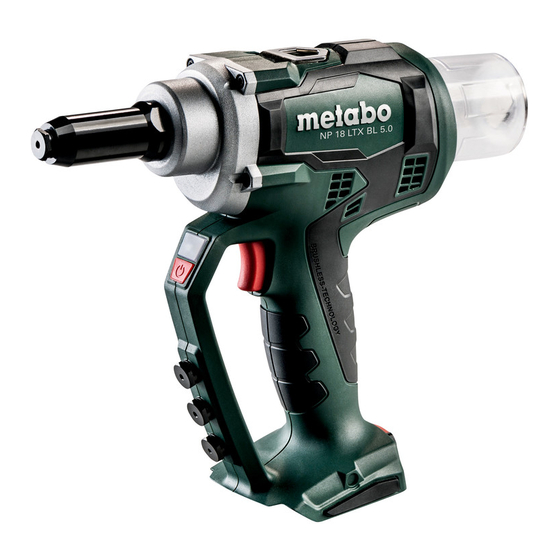 Metabo NP 18 LTX BL 5.0 Original Operating Instructions