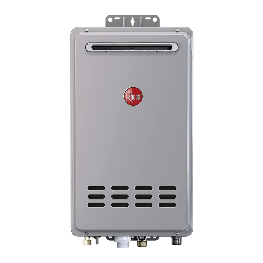 Rheem ECOH160DV Use And Care Manual
