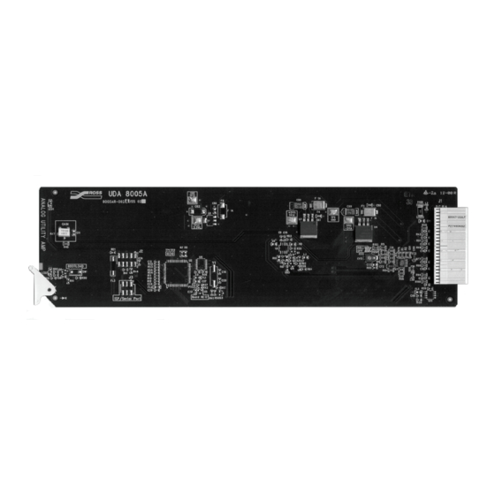Ross UDA-8005A User Manual