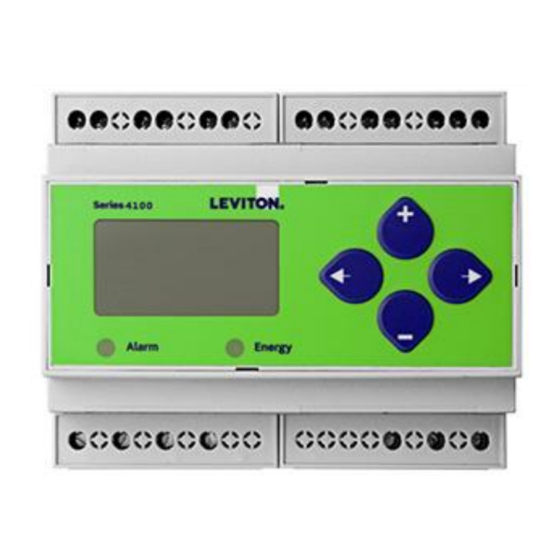 Leviton VerifEye Series 4100 Installation Manual