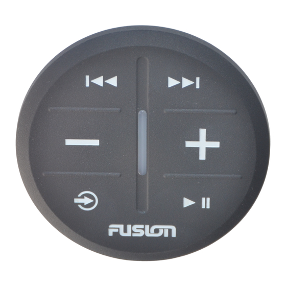 FUSION MS-ARX70 REMOTE CONTROL INSTRUCTIONS MANUAL | ManualsLib