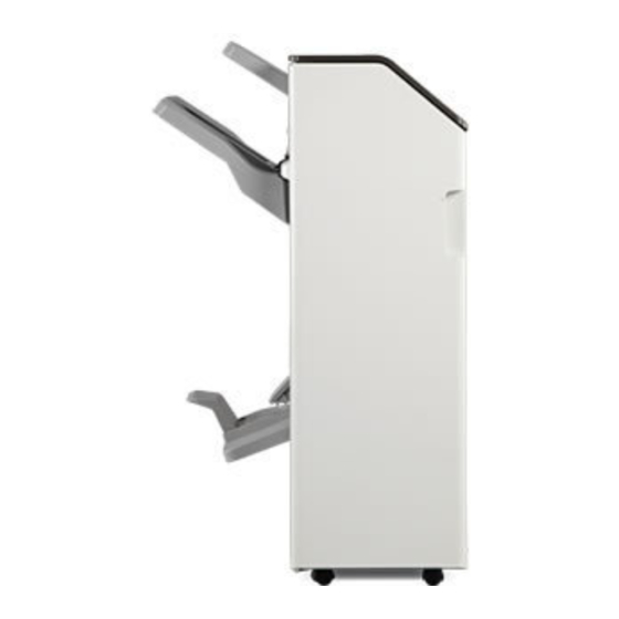 User Manuals: Ricoh SR3150 Booklet Finisher