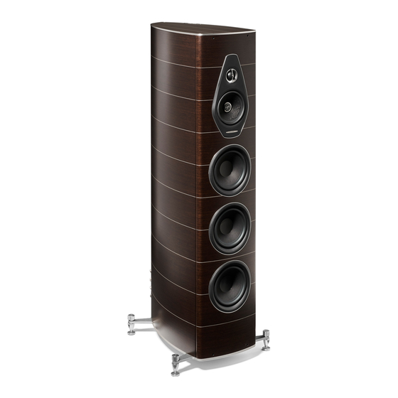 Sonus Faber Olympica Nova Series Manuals