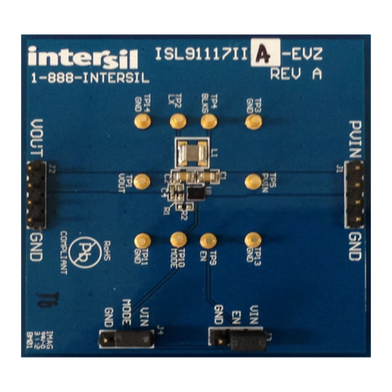 Renesas ISL91117IIA-EVZ Manual