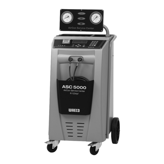 Waeco AirConServiceCenter ASC5000 Operating Manual