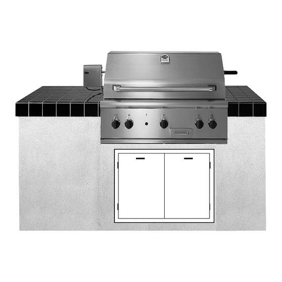 Thermador Char-Glo CGBD30RX Installation Instructions Manual