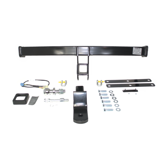 Trailboss QTSB318L Fitting Instructions Manual