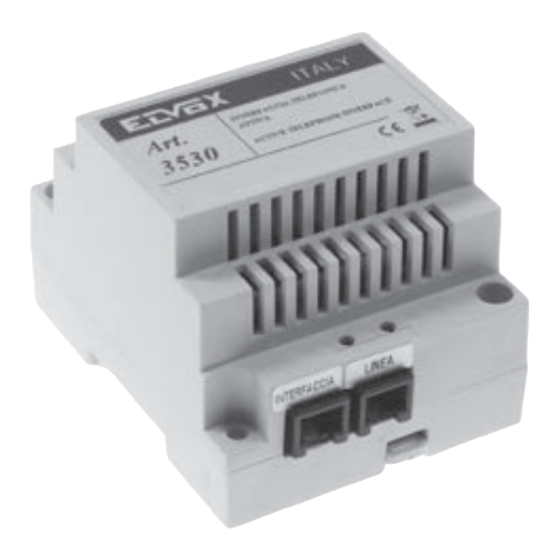 Vimar Elvox 3530 Installer's Manual