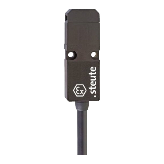 steute Ex ST 14 Mounting And Wiring Instructions