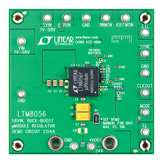 Linear Technology DC2154A Demo Manual