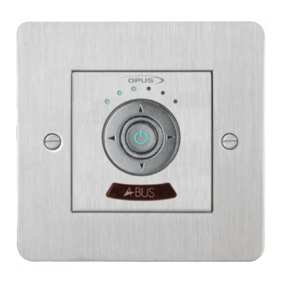 Opus WCU330 Installation Manual