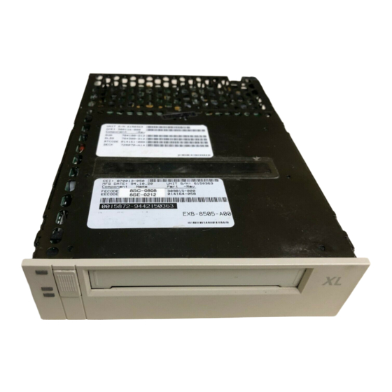 Exabyte EXB-8205 Owner's Manual