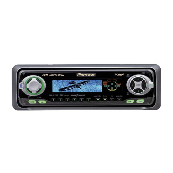 Pioneer Premier DEH-P730 Manuals