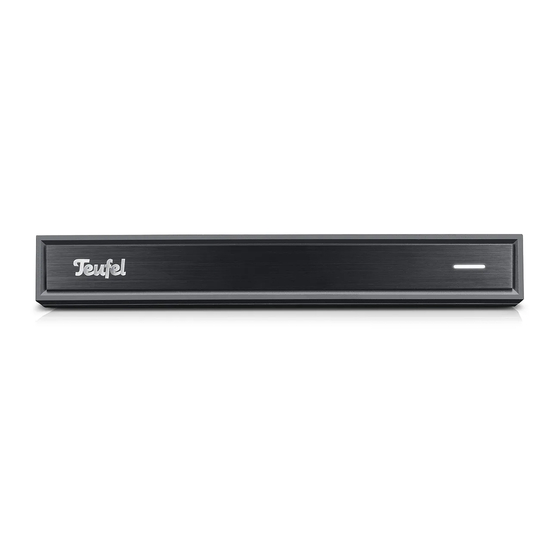 Teufel Streamer Wireless Network Player Manuals