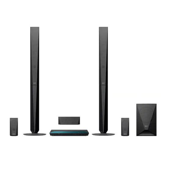 Sony BDV-E6100 Quick Setup Manual