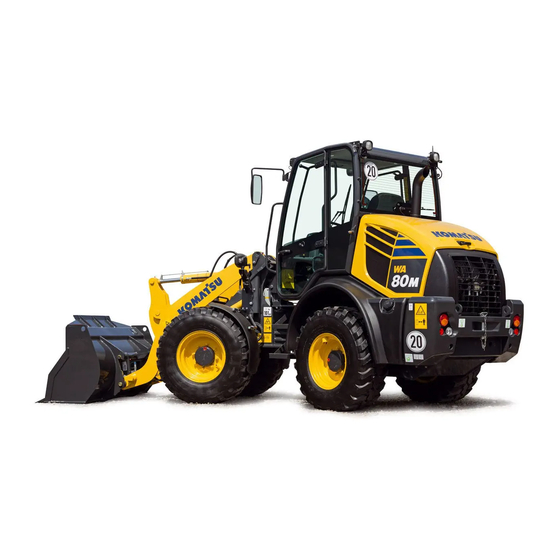 Komatsu WA80M-7 Operation And Maintenance Manual