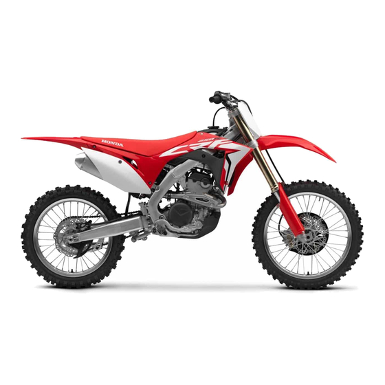 Honda CRF250R 2018 Owner's Manual