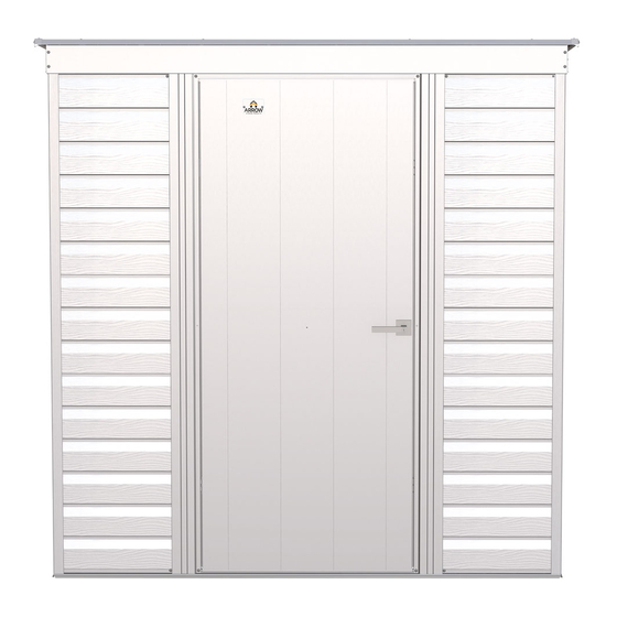Arrow Storage Products SCP64FG Steel Shed Manuals