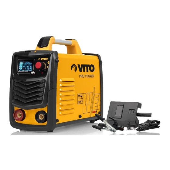 User Manuals: VITO PRO-POWER VII170 Inverter Welder