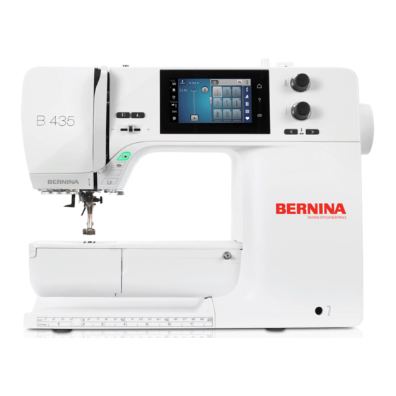 Bernina 435 User Manual
