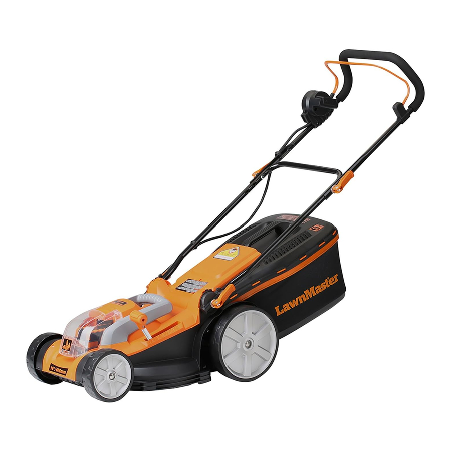 LawnMaster CLMB4016K - Cordless Mower Manual