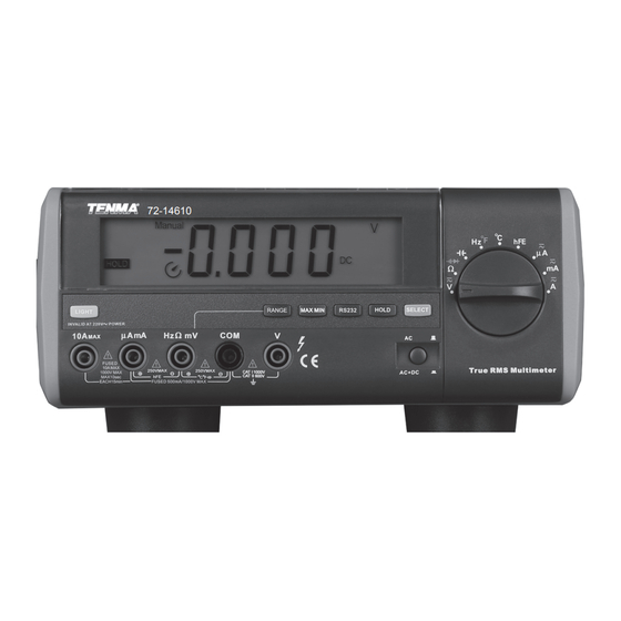 Tenma 72-14610 Manuals