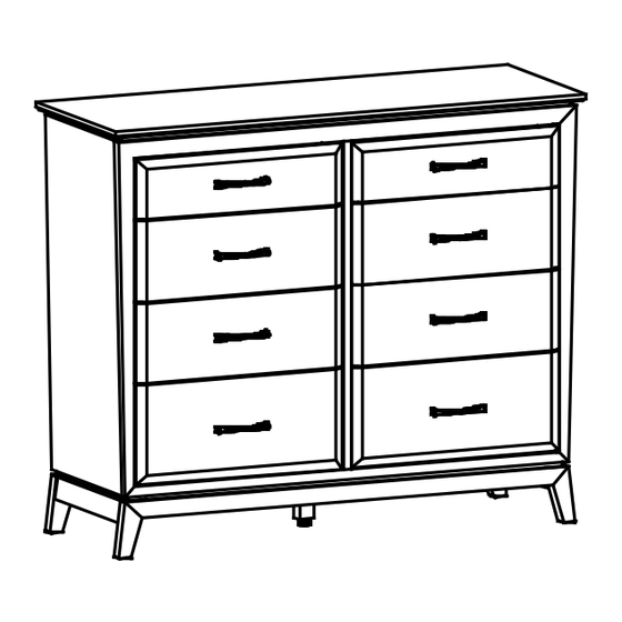 Whittier Wood Furniture Ellison 2137AST Series Assembly Instructions Manual