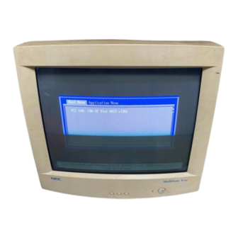 NEC MultiSync V720 Service Manual