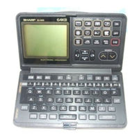 Sharp ZQ-5200 Service Manual