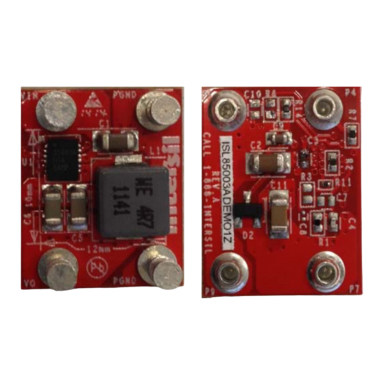 Intersil ISL85003DEMO1Z User Manual