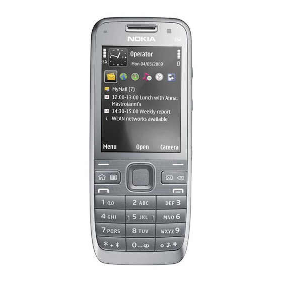 Nokia E52 User Manual