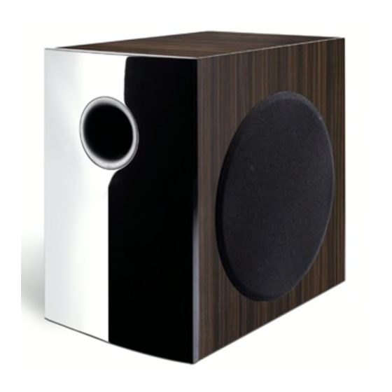 Teufel T 800 SW Technical Description And Operating Instructions