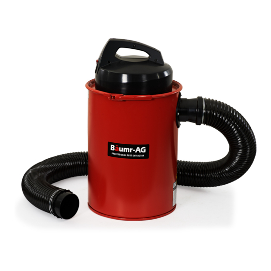 User Manuals: Baumr-AG BM-DD5 Portable Dust Extractor