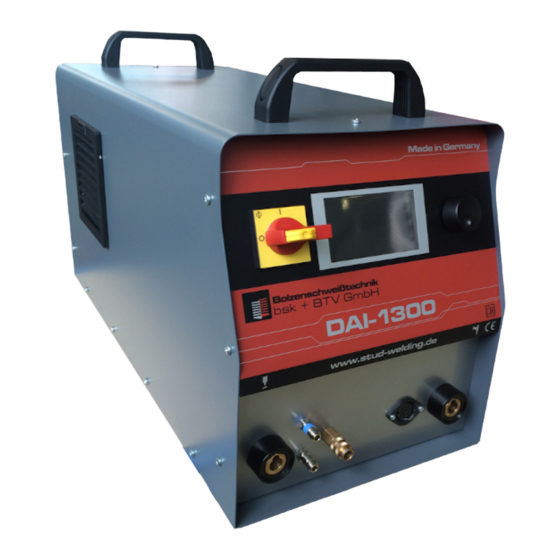 bsk + BTV DAI-1300 Quick Installation Manual