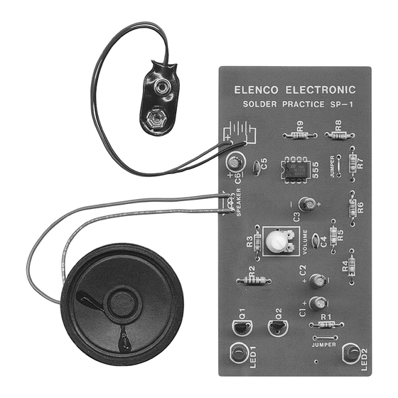 Elenco Electronics AK-100/SP-1A Assembly And Instruction Manual