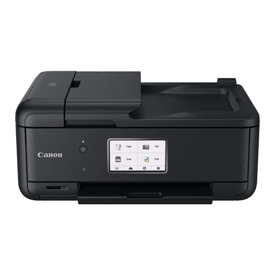 Canon PiXMA TR8550 Series Manuals