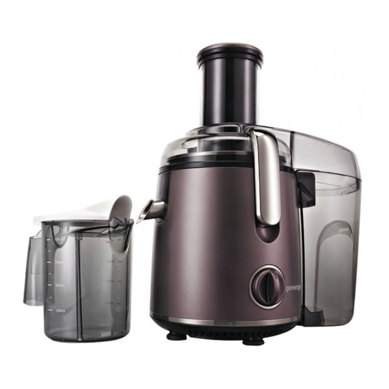 Gorenje JC 800 G Instruction Manual