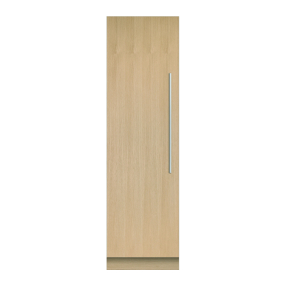 Fisher & Paykel RS2484SL1 Installation Manual