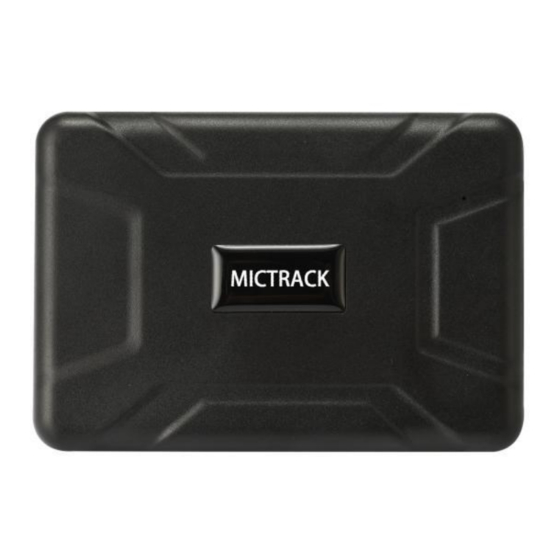 Mictrack MC350 Manuals