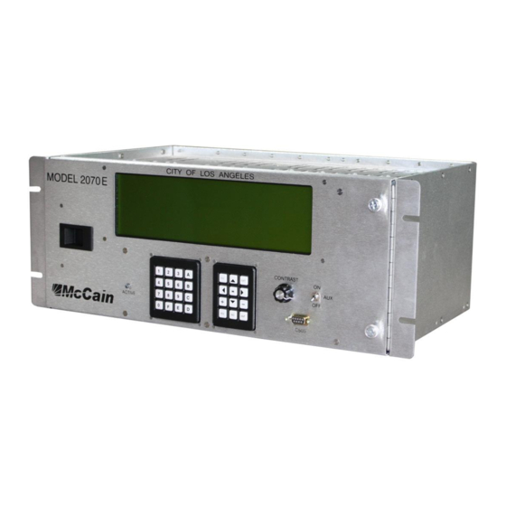 McCain 2070E LA CITY User Manual