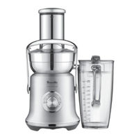 Breville the Juice Fountain Cold XL Pro Instruction Book