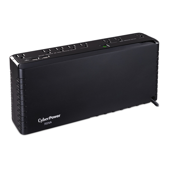 CyberPower SLIM BATTERY BACKUP UPS Series User Manual