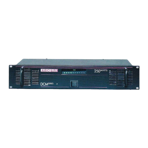 AUDIO TELEX DCM250 Service Information