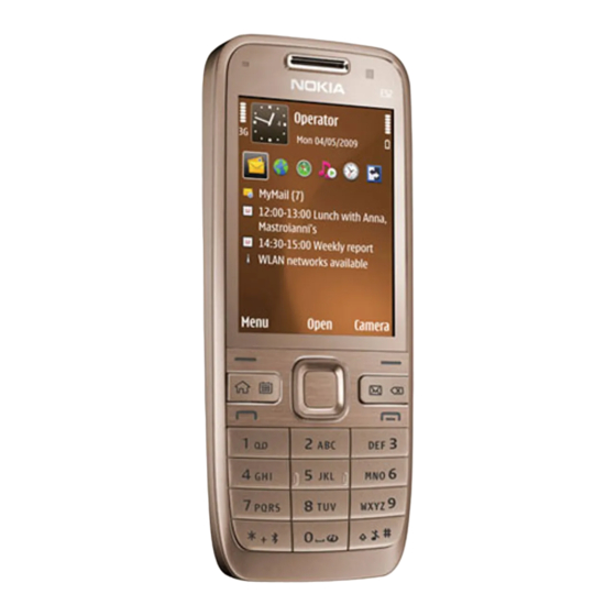 Nokia E52 User Manual