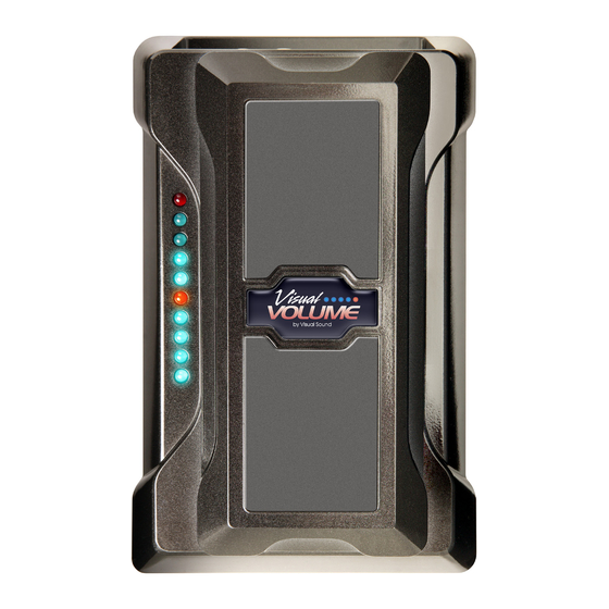 Visual Sound Visual volume Instruction Manual & Product Manual