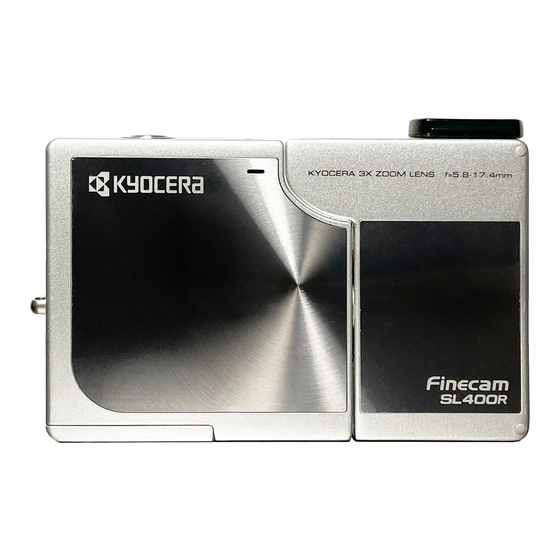 Kyocera Finecam SL400R Manuals