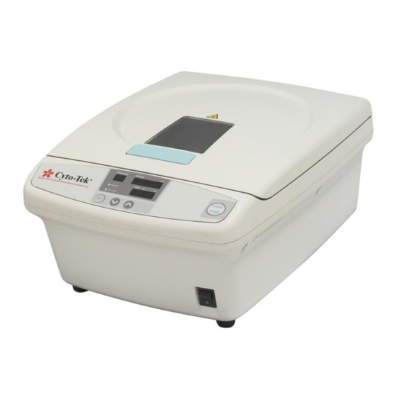 Sakura Cyto-Tek 2500 Quick Reference Manual