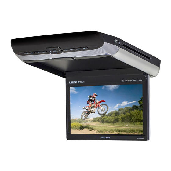 Alpine PKG-RSE3DVD Quick Start Manual