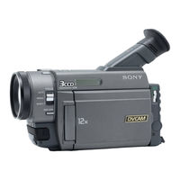 Sony DVCAM DSR-PD100A Operating Instructions Manual